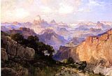Thomas Moran Famous Paintings - The Grand Canyon 1902